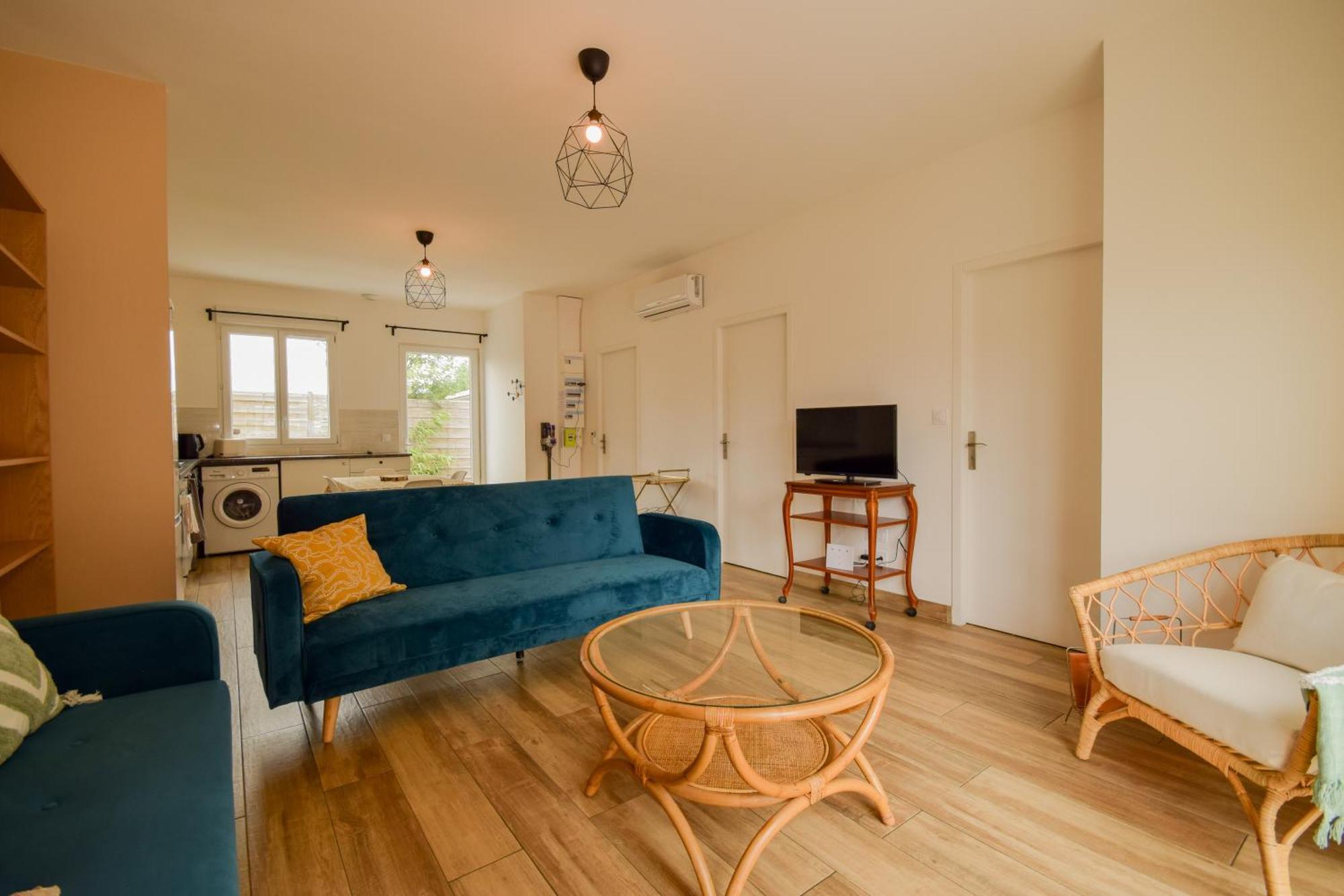 Appartement Le Cocon Bleu à Parentis-en-Born Extérieur photo